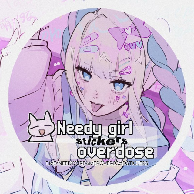 Стикеры по Needy girl overdose!!!