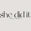 SHE DID IT | мотивация, спорт и уход